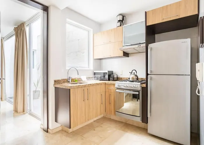 Condesa Amsterdam 204 Private 1bed 1ba On Amsterdam Av México DF